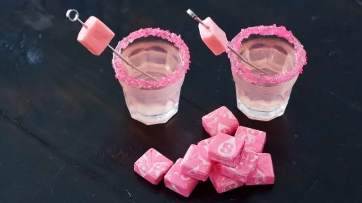 Pink Starburst Shots 5 Starburst Shots Top View