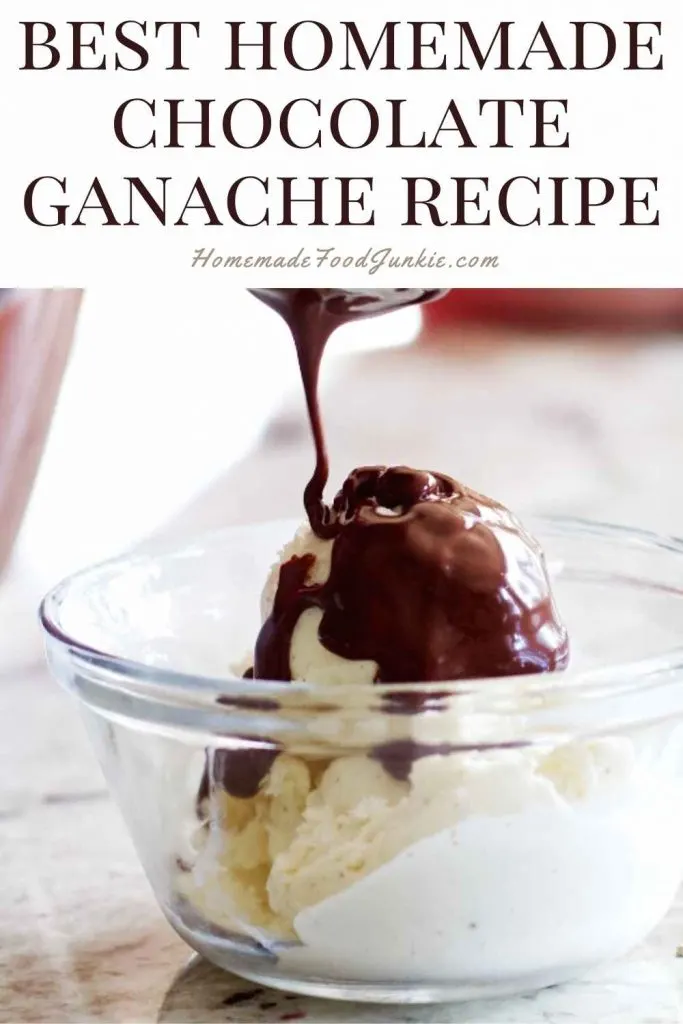 Best Homemade Chocolate Ganache Recipe-Pin Image