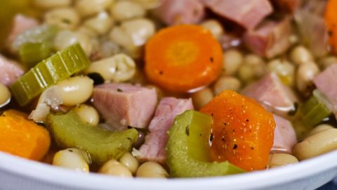 Navy Bean Soup Close Up