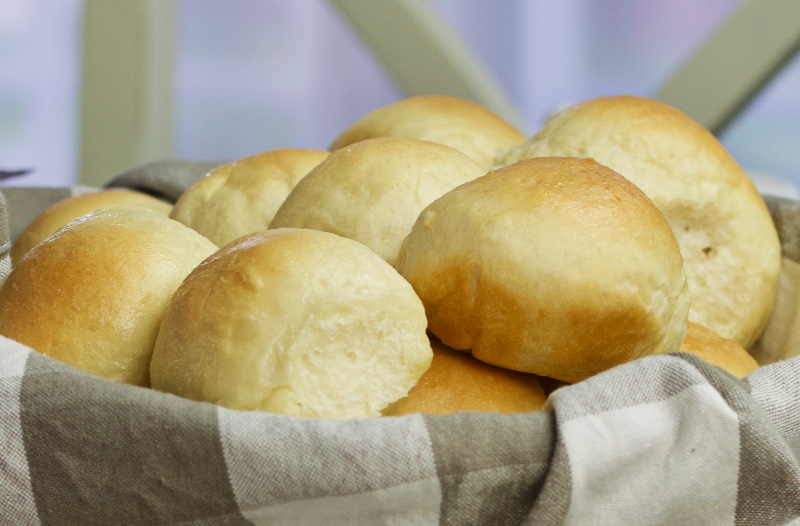 Soft Dinner Rolls Recipe 6 basket of Thanksgiving Dinner rolls
