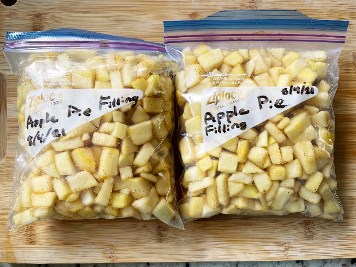 Easy Apple Pie Filling Recipe 1 Two Bags Of Apple Pie Filling For Freezer