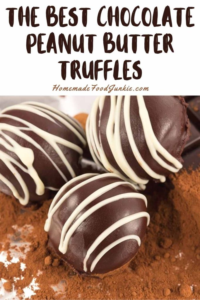 The Best Chocolate Peanut Butter Truffles-Pin Image