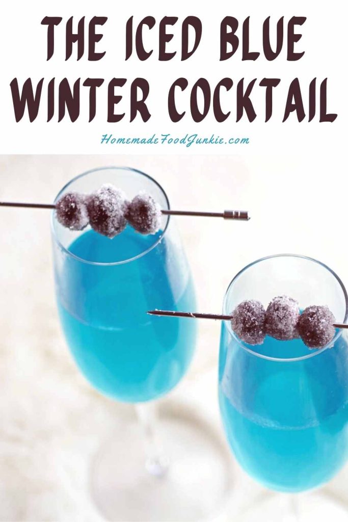 The Iced Blue Winter Cocktail-Pin Image