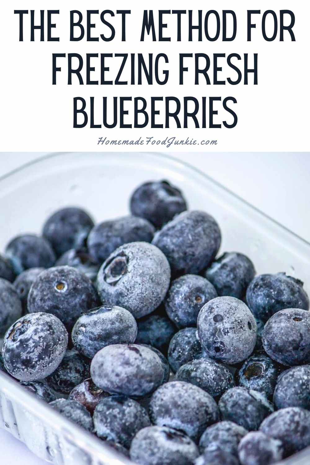 Freezing Blueberries processHomemadeFoodJunkie