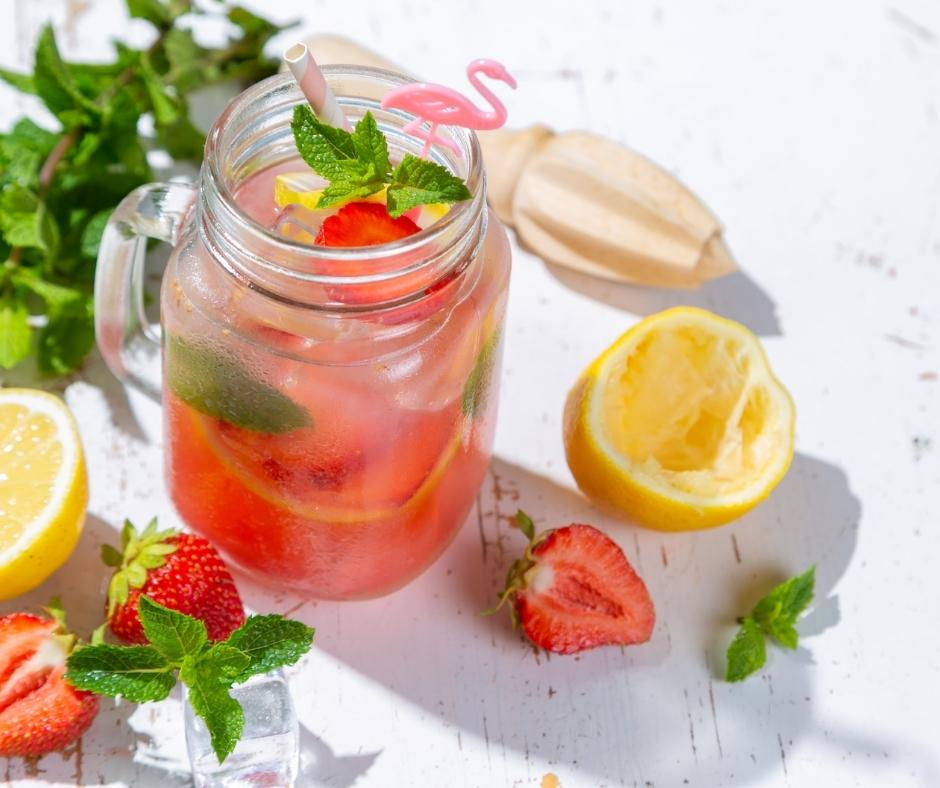 Homemade Strawberry Lemonade Recipe