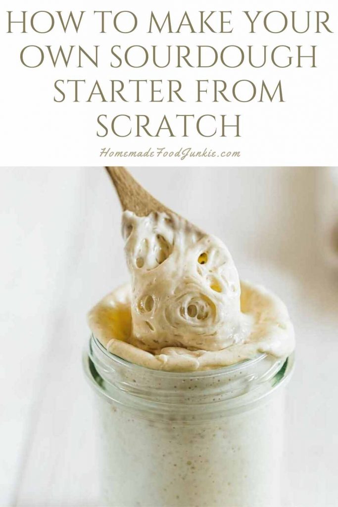 How To Make Your Own Sourdough Starter From Scratch-Pin Image