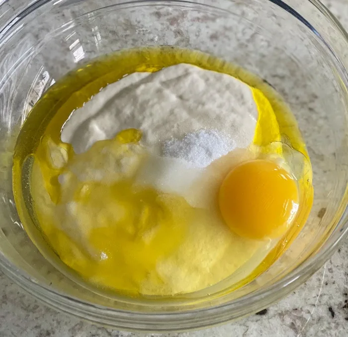 Making Sourdough Pancakes Batter