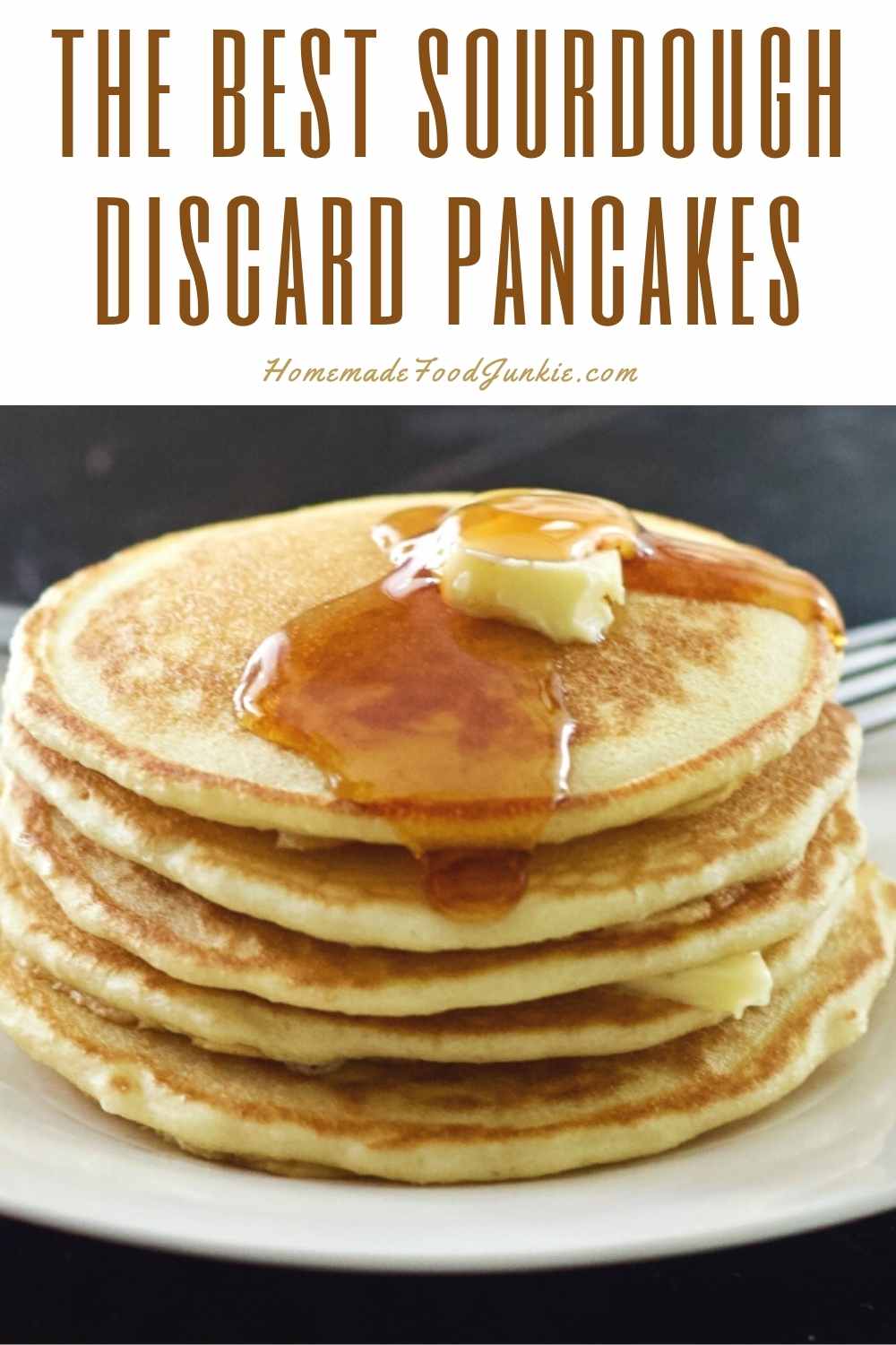 The Best Sourdough Discard Pancakes-Pin Image