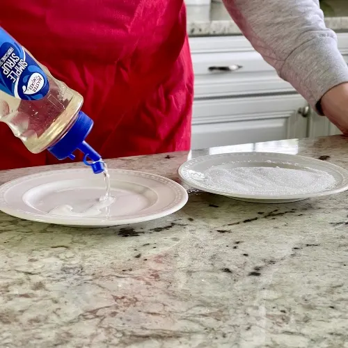 Pouring Simple Syrup