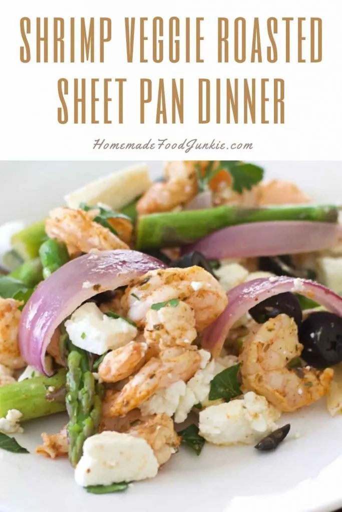 Shrimp Veggie Roasted Sheet Pan Dinner-Pin Image