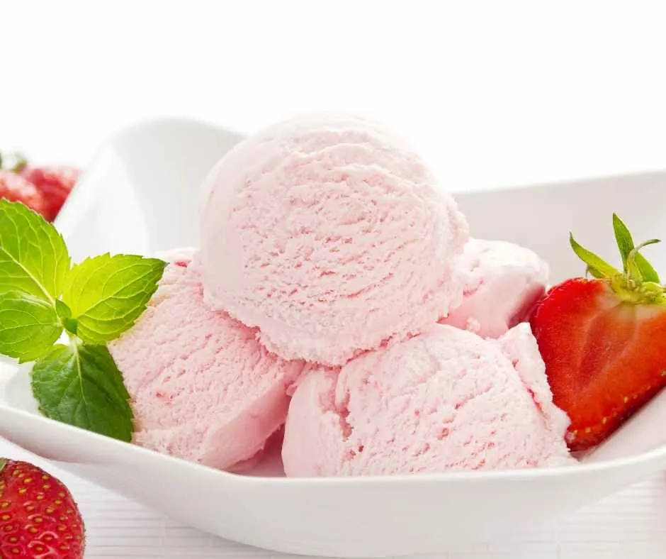 Fresh Strawberry Ice Cream 1 Strawberry Ice Cream