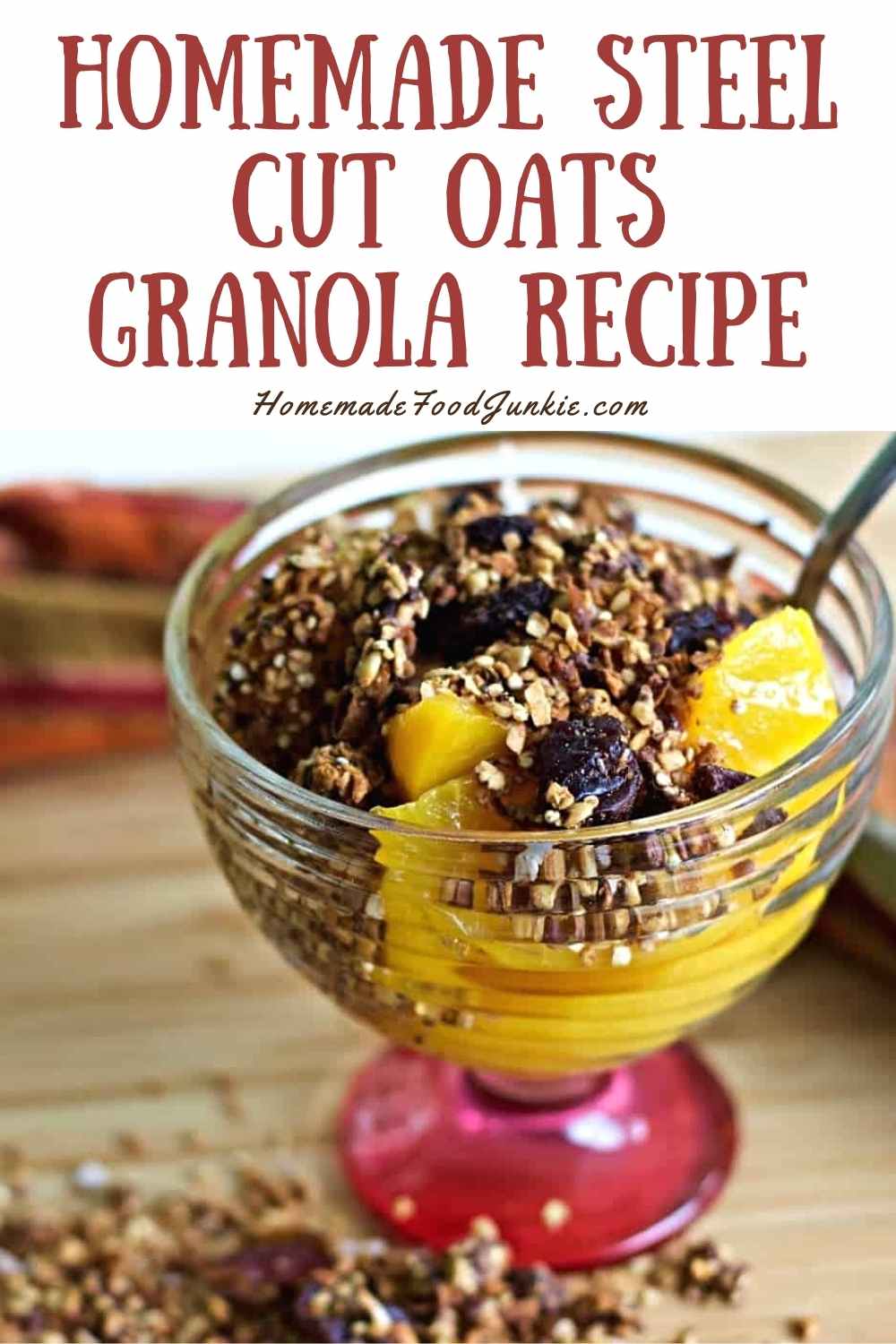 Steel Cut Oats Quinoa Gravel Granola | Homemade Food Junkie