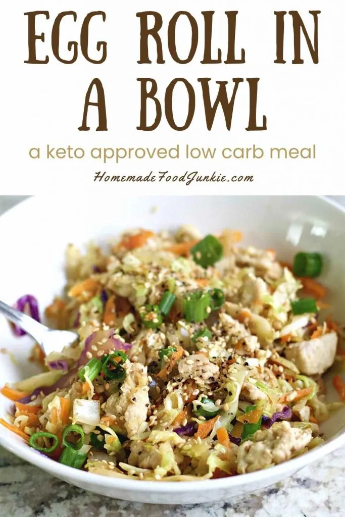 Crock Pot Asian Pineapple Pork 10 Egg Roll In A Bowl-Pin Image