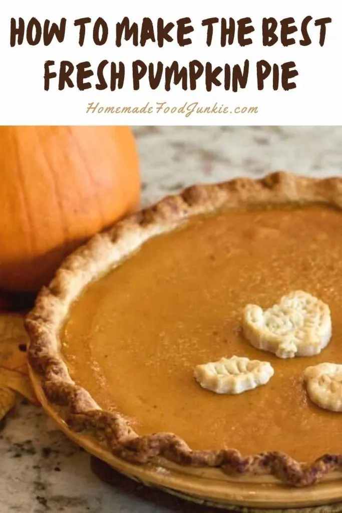 How To Make The Best Fresh Pumpkin Pie-Pin Image