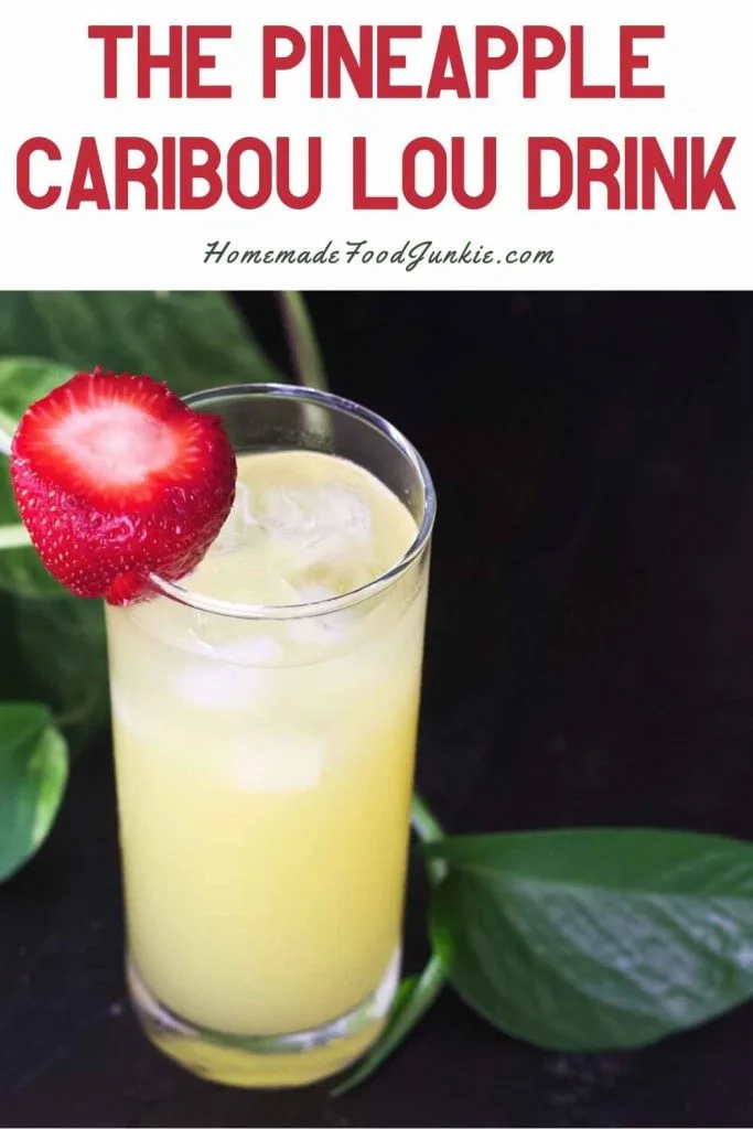 The Pineapple Caribou Lou Drink-Pin Image