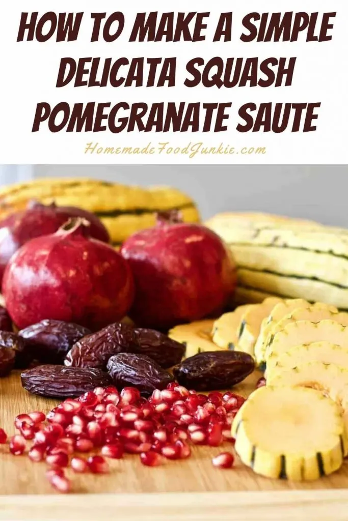 Simple Delicata Squash Pomegranate Saute-Pin Image