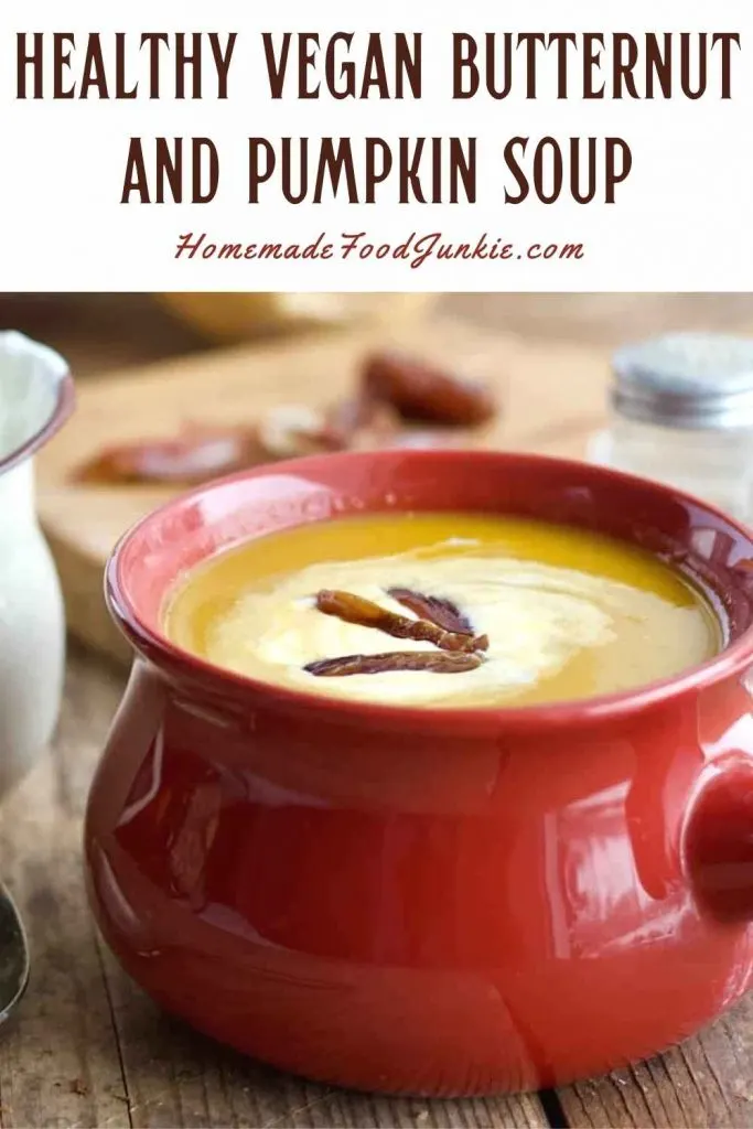 Instant Pot Butternut Pumpkin Soup 12 Healthy Vegan Butternut And Pumpkin Soup-Pin Image