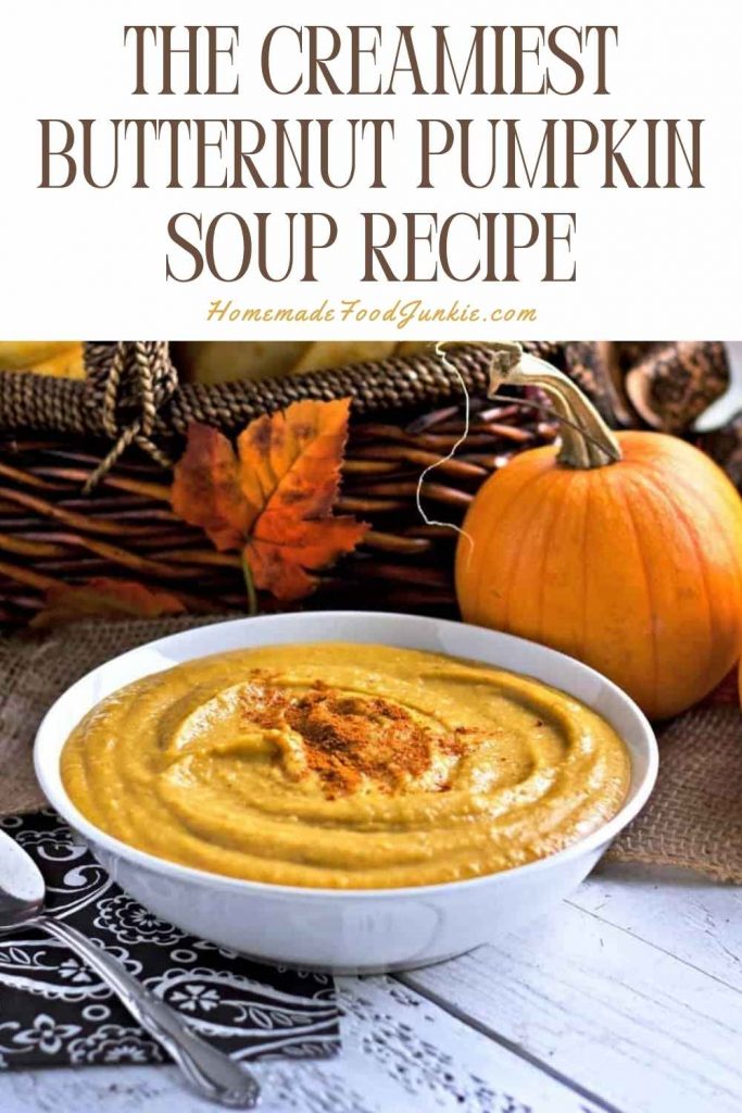 Roasted Butternut And Pumpkin Squash Soup Recipe 14 The Creamiest Butternut Pumpkin Soup Recipe-Pin Image