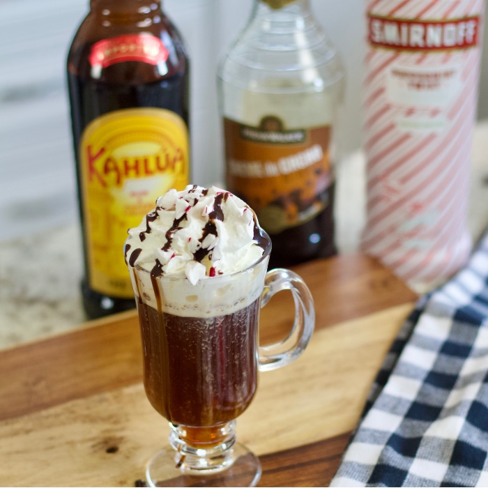Coffee Cocktail With Booze Ingredients