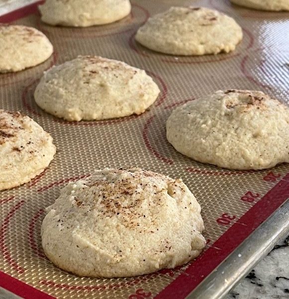 Simple Eggnog Cookies 2 Baked Eggnog Cookies