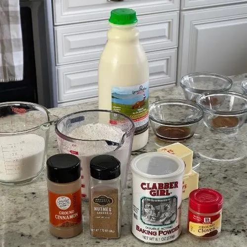 Eggnog Cookie Ingredients