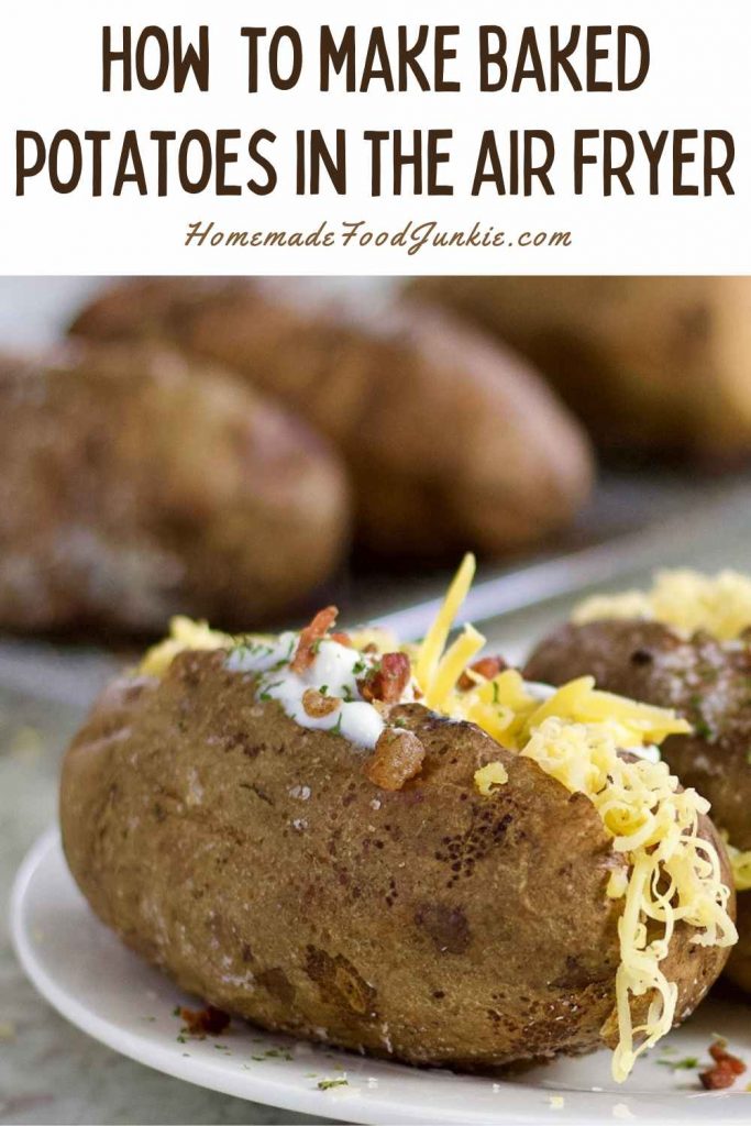 How To Make Baked Potatoes In The Air Fryer-Pin Image