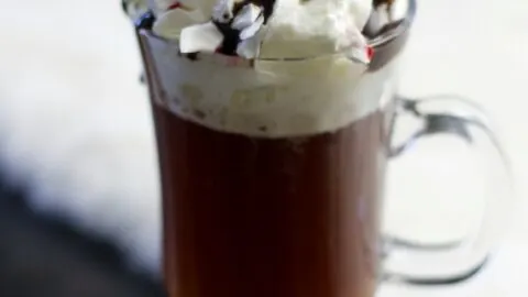 Peppermint Coffee Cocktail