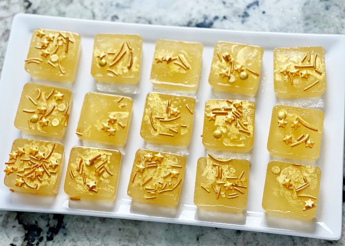 Gold Champagne Jello Shots