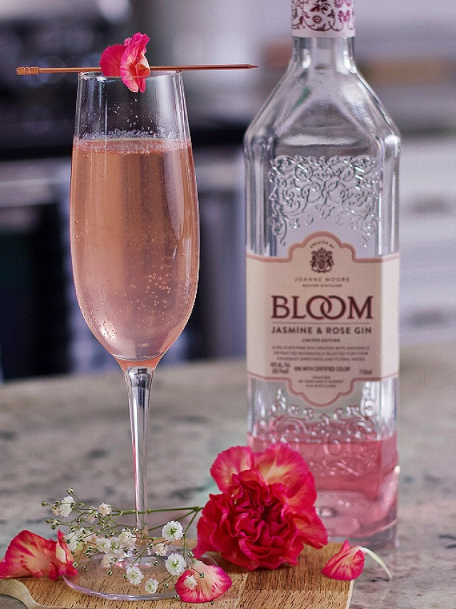 Bloom Gin Jasmine Rose Cocktail Homemade Food Junkie