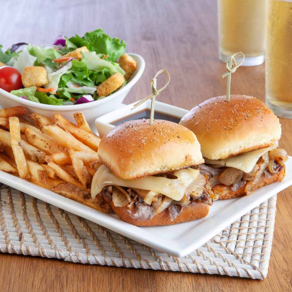 Philly Cheesesteak Sliders