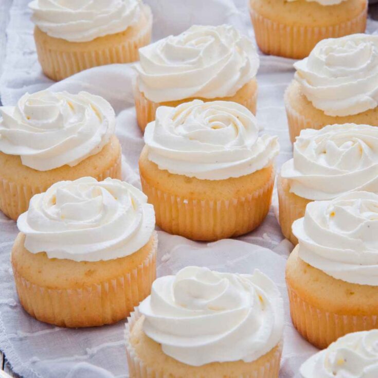 Homemade vanilla cupcakes 1