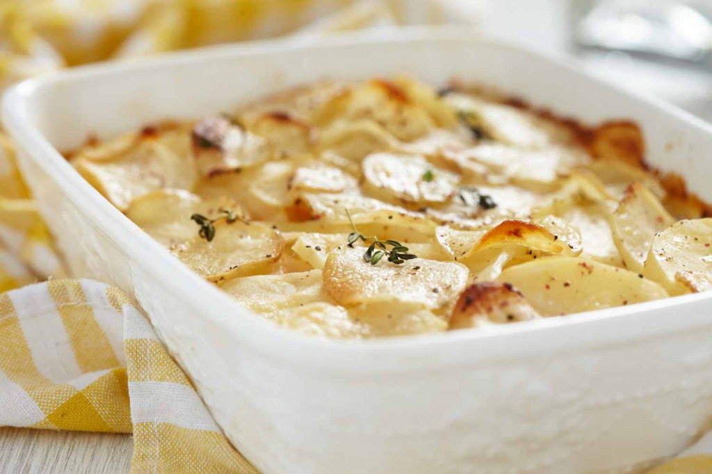 Browned Scalloped Potatoes