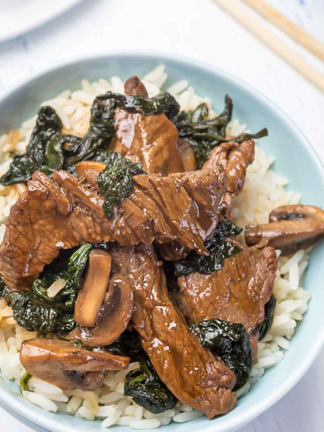 Beef Tips and Mushroom Dinner | Homemade Food Junkie