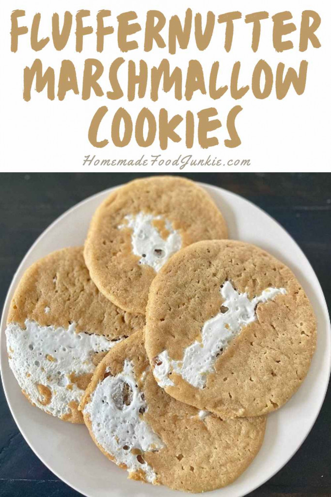 Fluffernutter Marshmallow Cookies