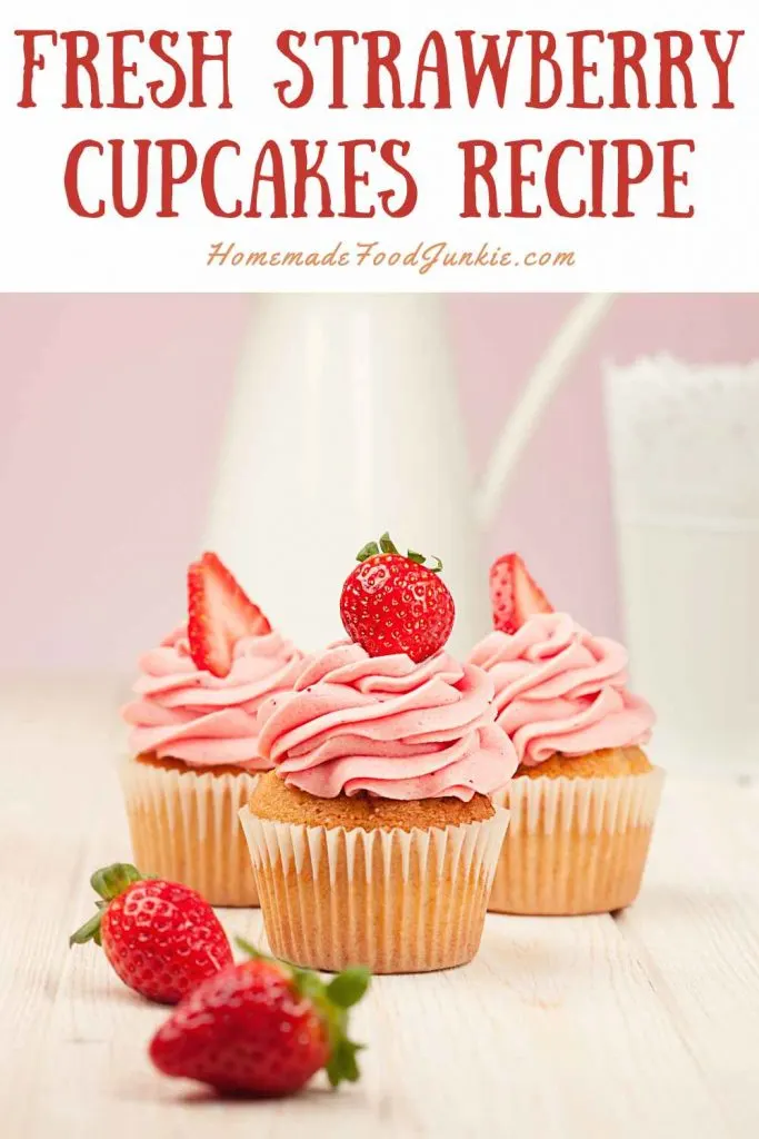 Fresh Strawberry Cupcakes 14 Fresh Strawberry Cupcakes Recipe 4