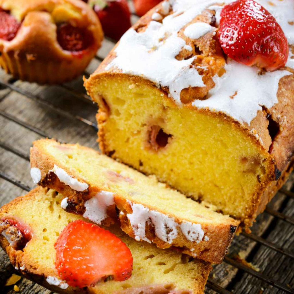 Strawberry Bread 1 Pound Cake 2