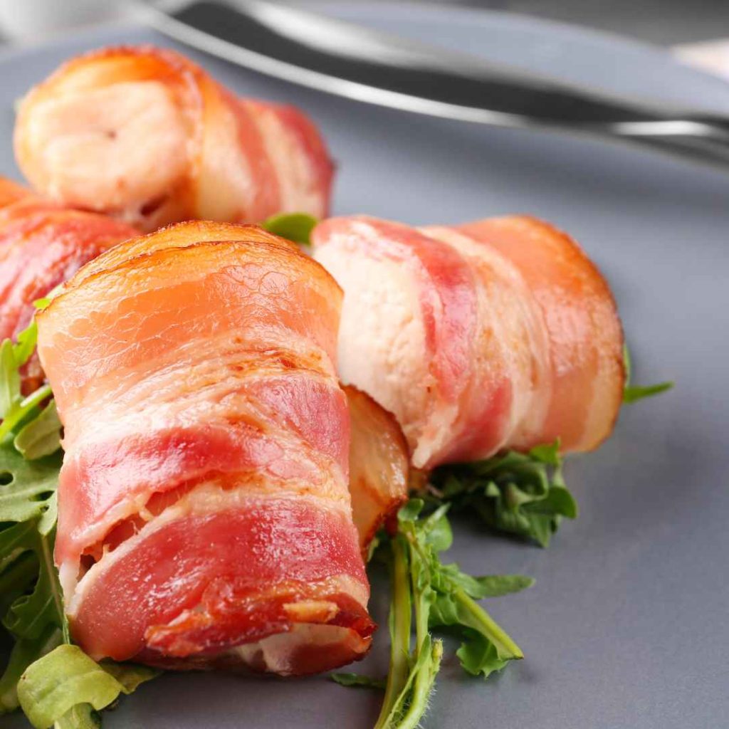 Bacon Wrapped Chicken Rigate