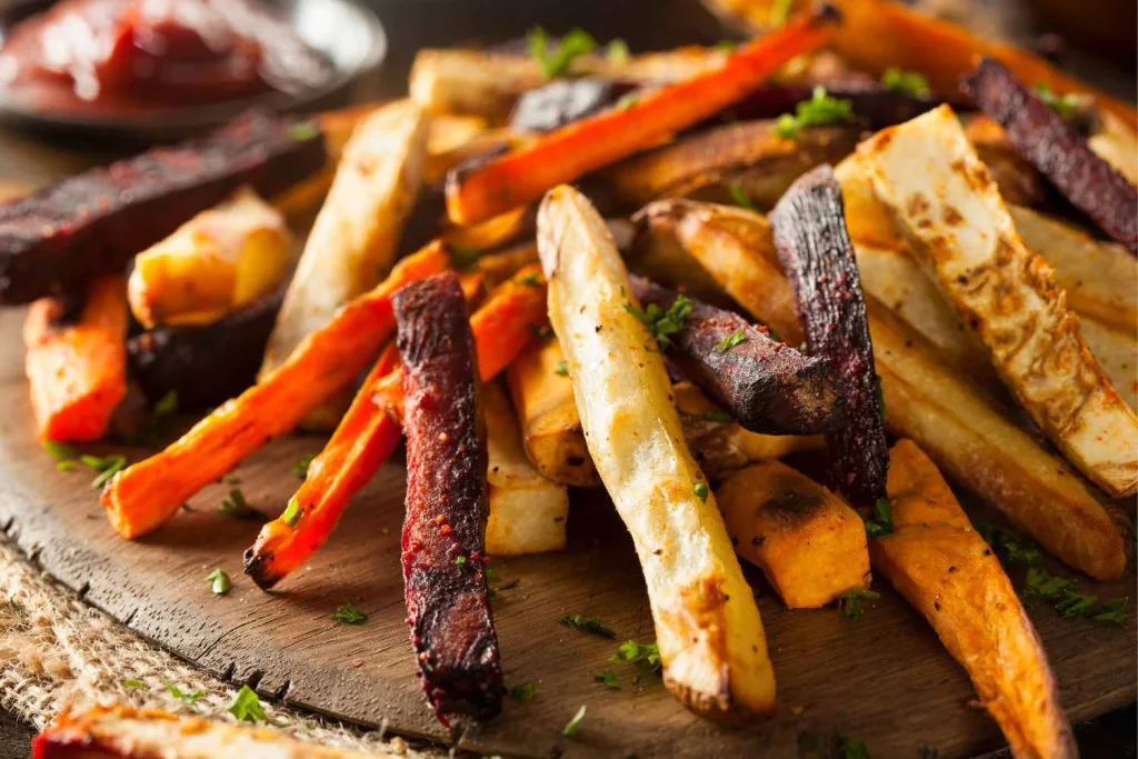 Multi Colored Carrot Fries