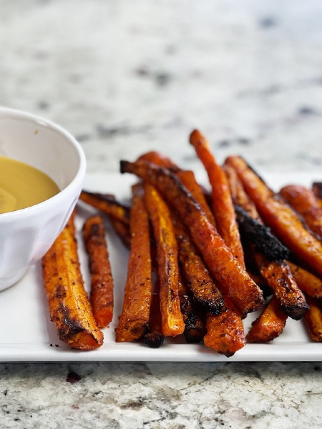 Easy Air Fryer Carrot Fries Homemade Food Junkie