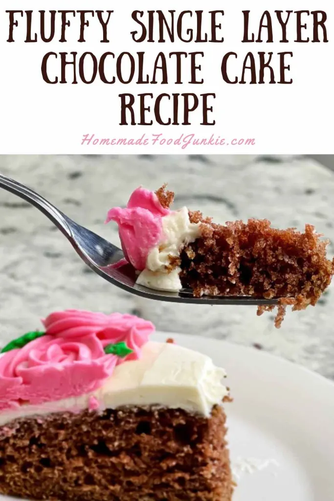 Easy Chocolate Cake Recipe 17 Fluffy Single Layer Chocolate Cake Recipe