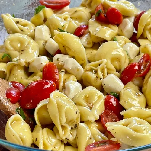 Tortellini Caprese Salad