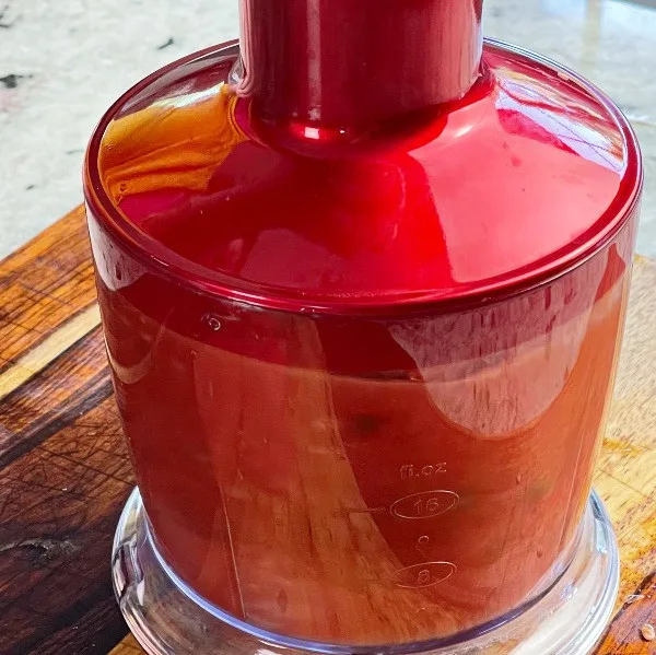 Watermelon Whirring In A Food Processor