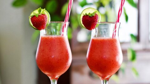 Virgin Strawberry Daiquiris