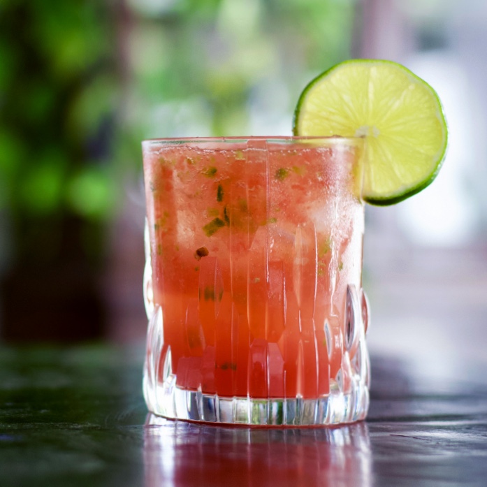 Watermelon Jalapeno Mocktail