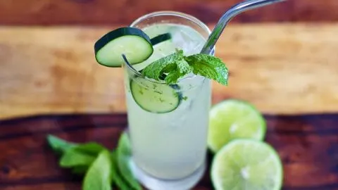 Virgin Cool As A Cucumber Drink 3 Cucumber Cooler Mocktail