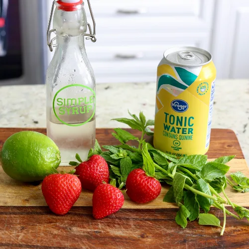 Virgin Strawberry Mojito Ingredients