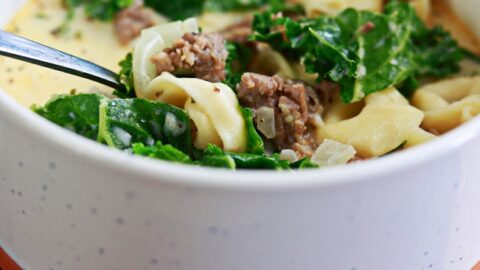 Creamy Tortellini Soup