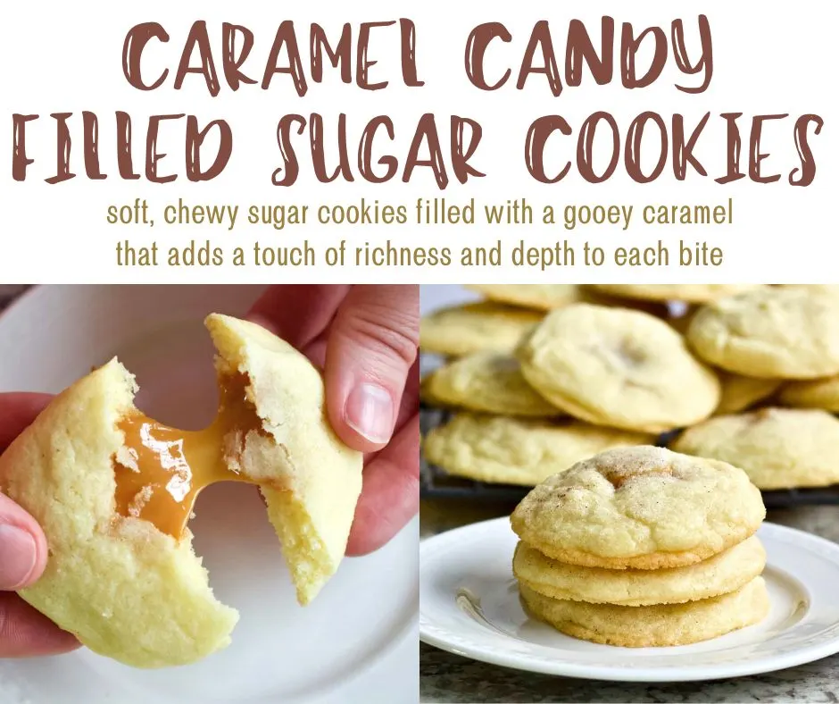 Decadent Turtle Cookies With Salted Caramel 3 Fb Post Caramel Filled Sugar Cookies