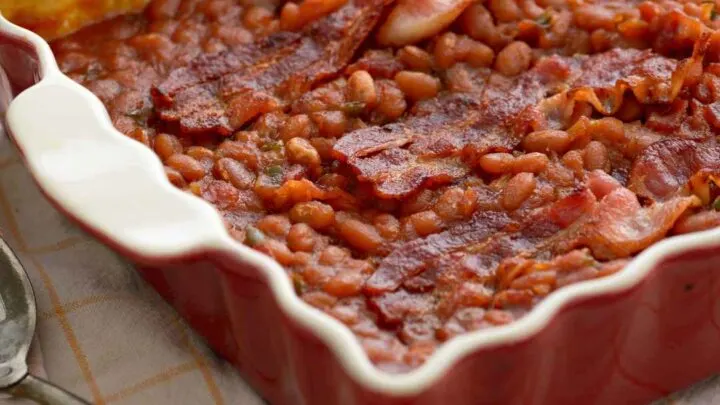 Grandma Cashs' Hamburger Bean Casserole