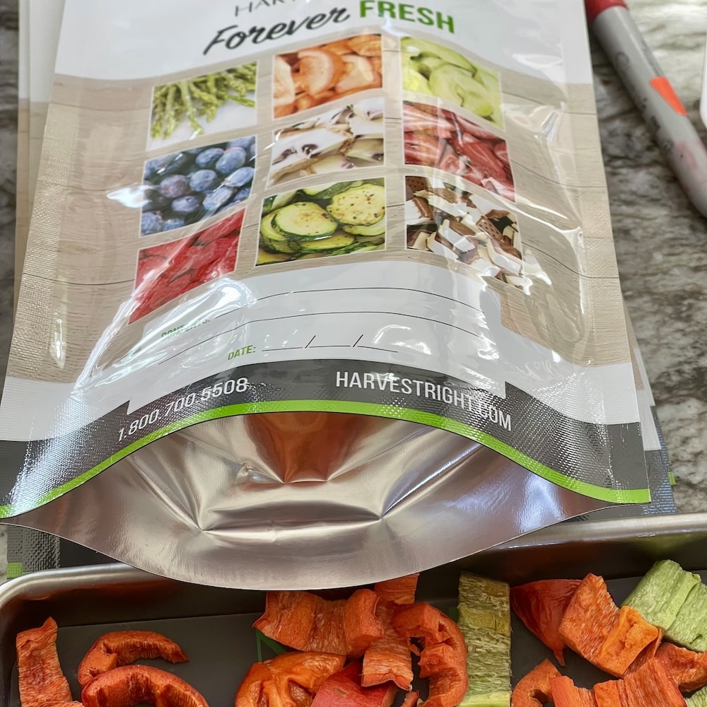 Mylar Bags for Food Storage: How to Choose, Fill and Seal Them 5 mylar bag with gusset bottom opened